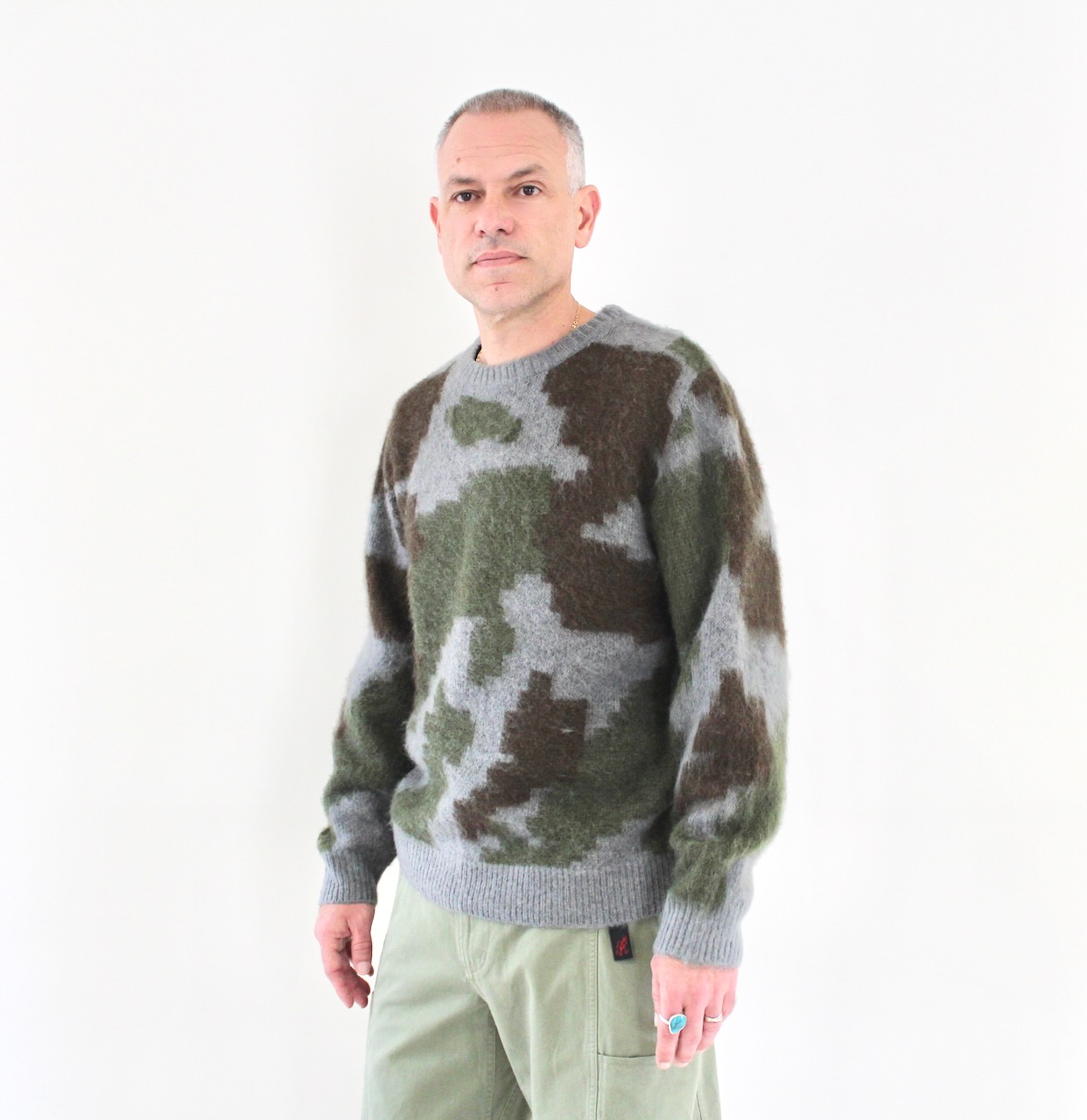 Gramicci Mohair Sweater Jungle Digi Camo