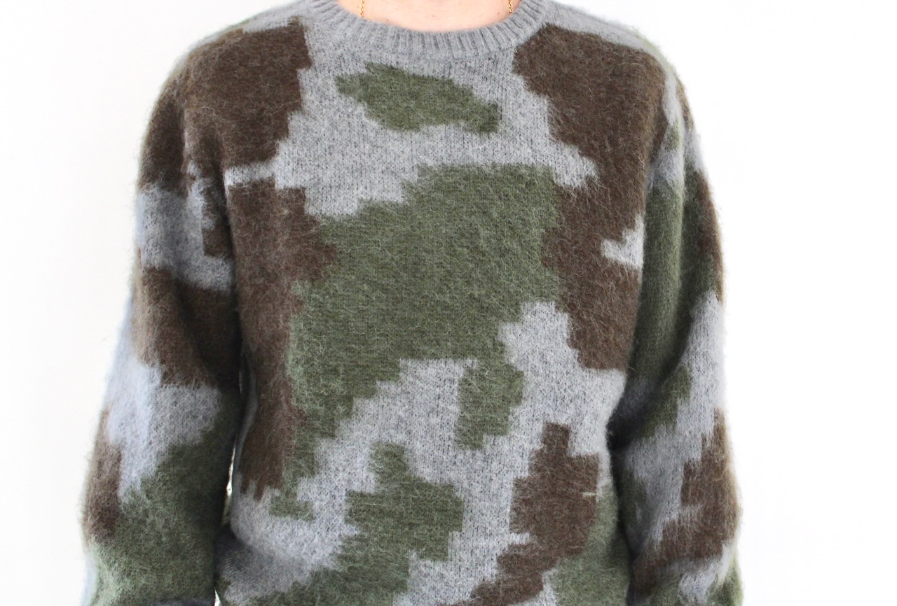 Gramicci Mohair Sweater Jungle Digi Camo
