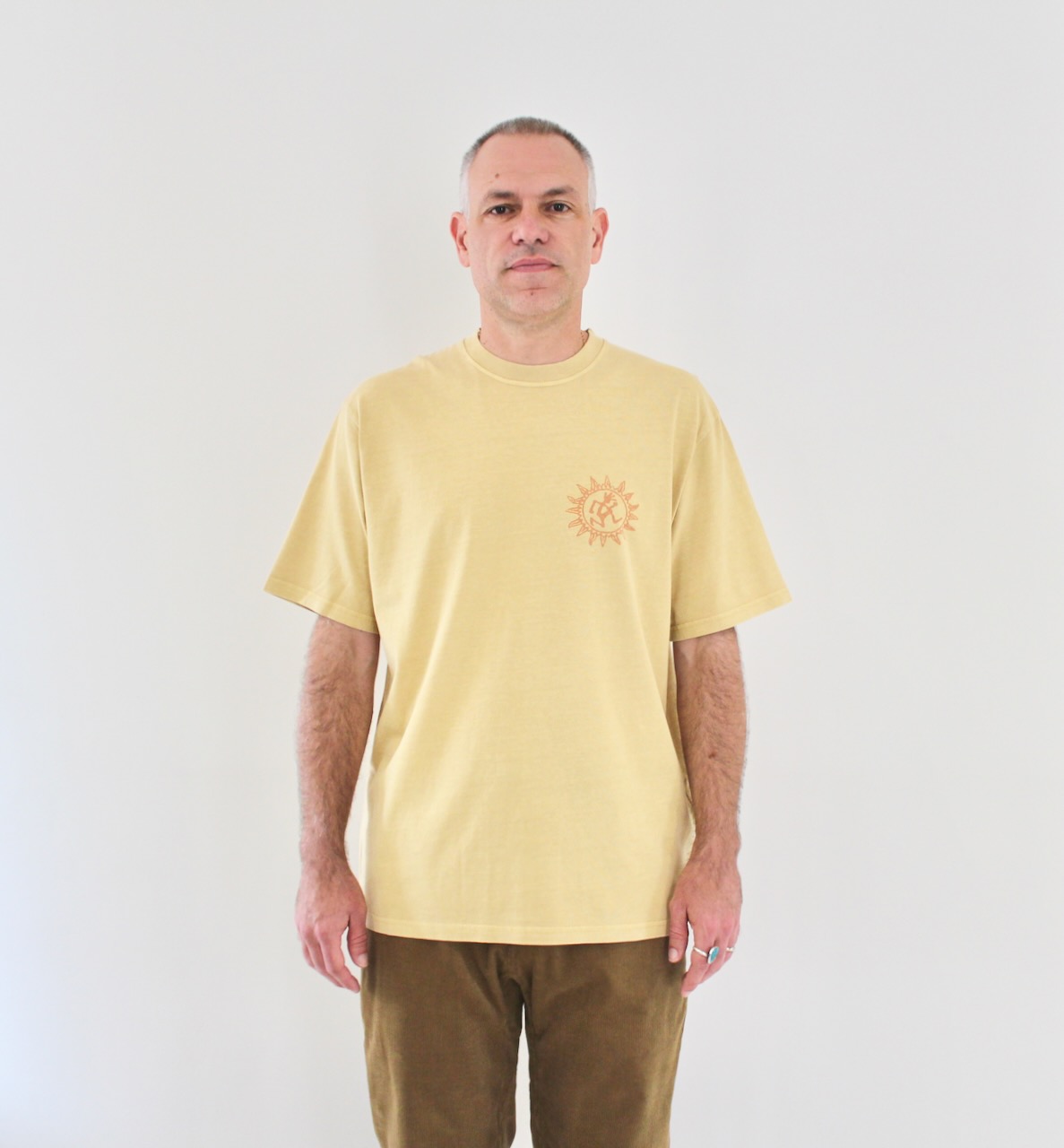 Gramicci Sun Tee Mustard Pigment