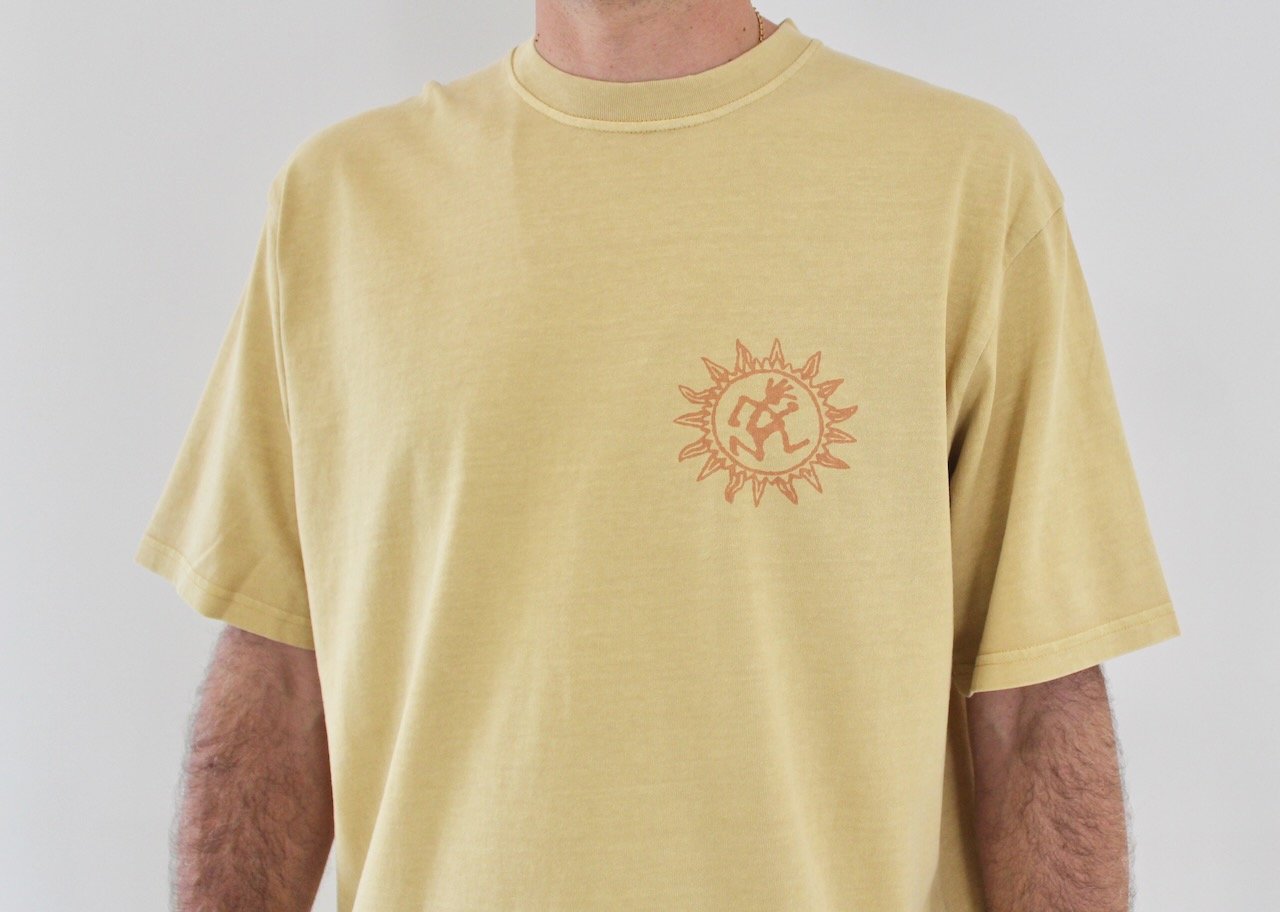Gramicci Sun Tee Mustard Pigment