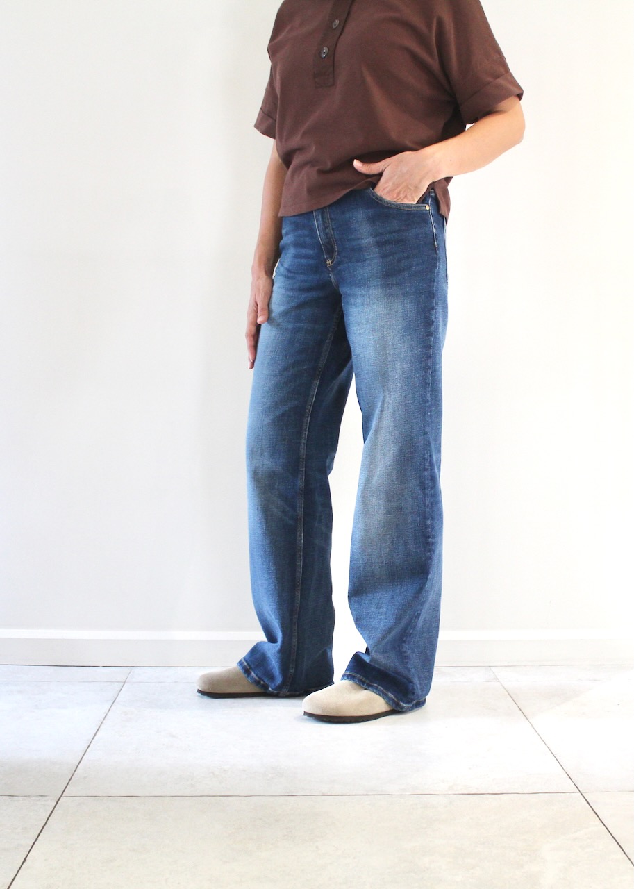 Sessun Vega Flared Denim Melody Blue