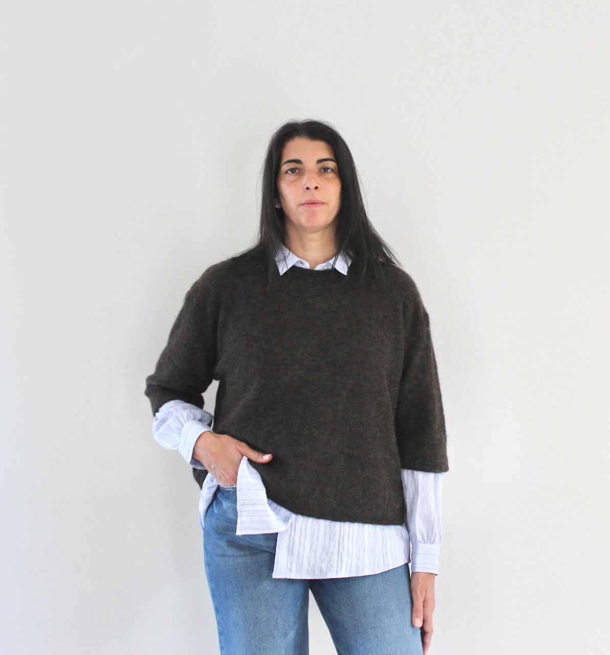 Sessun Pull London Lichen Mix