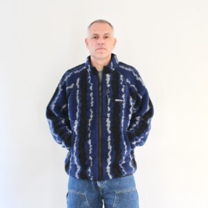 Gramicci Ripple Sherpa Jacket Navy Ripple