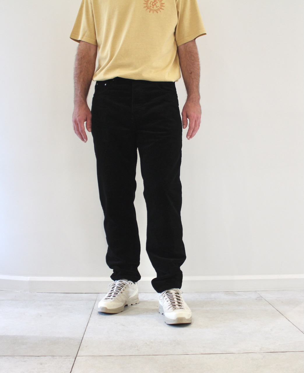 Newel Pant Corduroy Black