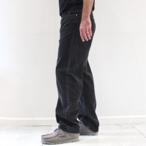 Aaron Pant Corduroy Black Dusky washed