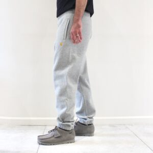 Carhartt Wip Chase Sweat Pant Grey Heather Gold