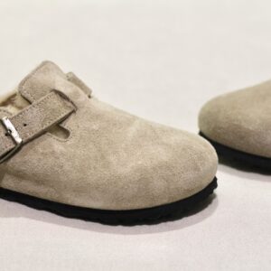Birkenstock Boston Shearling LEVE Taupe LAF