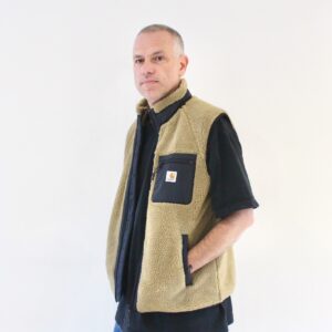 Carhartt Wip Prentis Vest Liner Leather Black