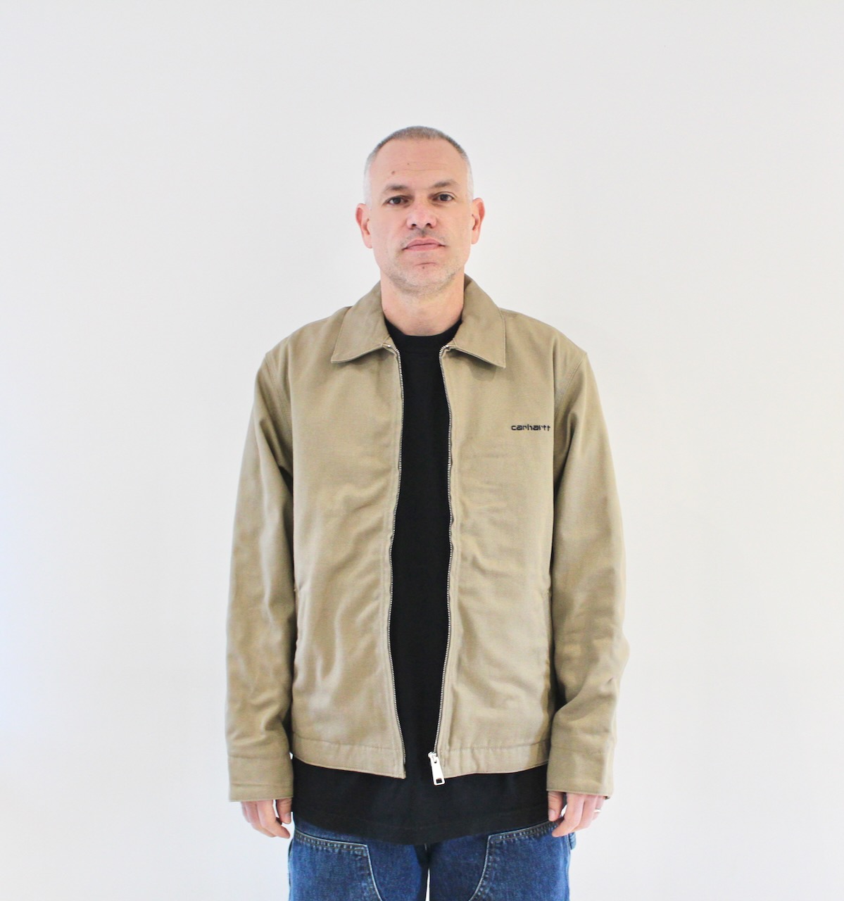 Carhartt Wip Module Script Jacket Leather Black