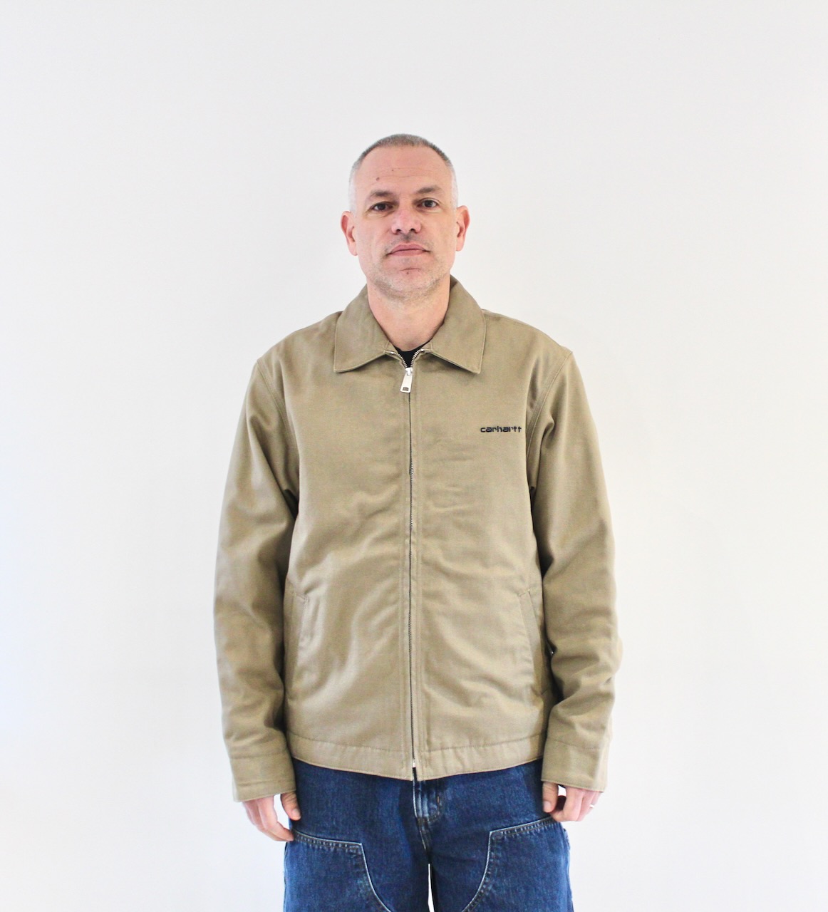 Carhartt Wip Module Script Jacket Leather Black