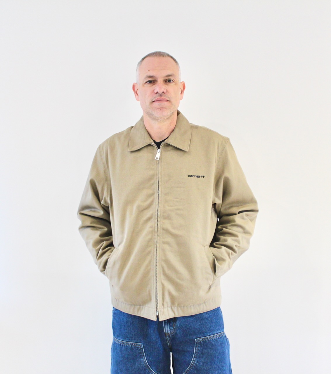 Carhartt Wip Module Script Jacket Leather Black