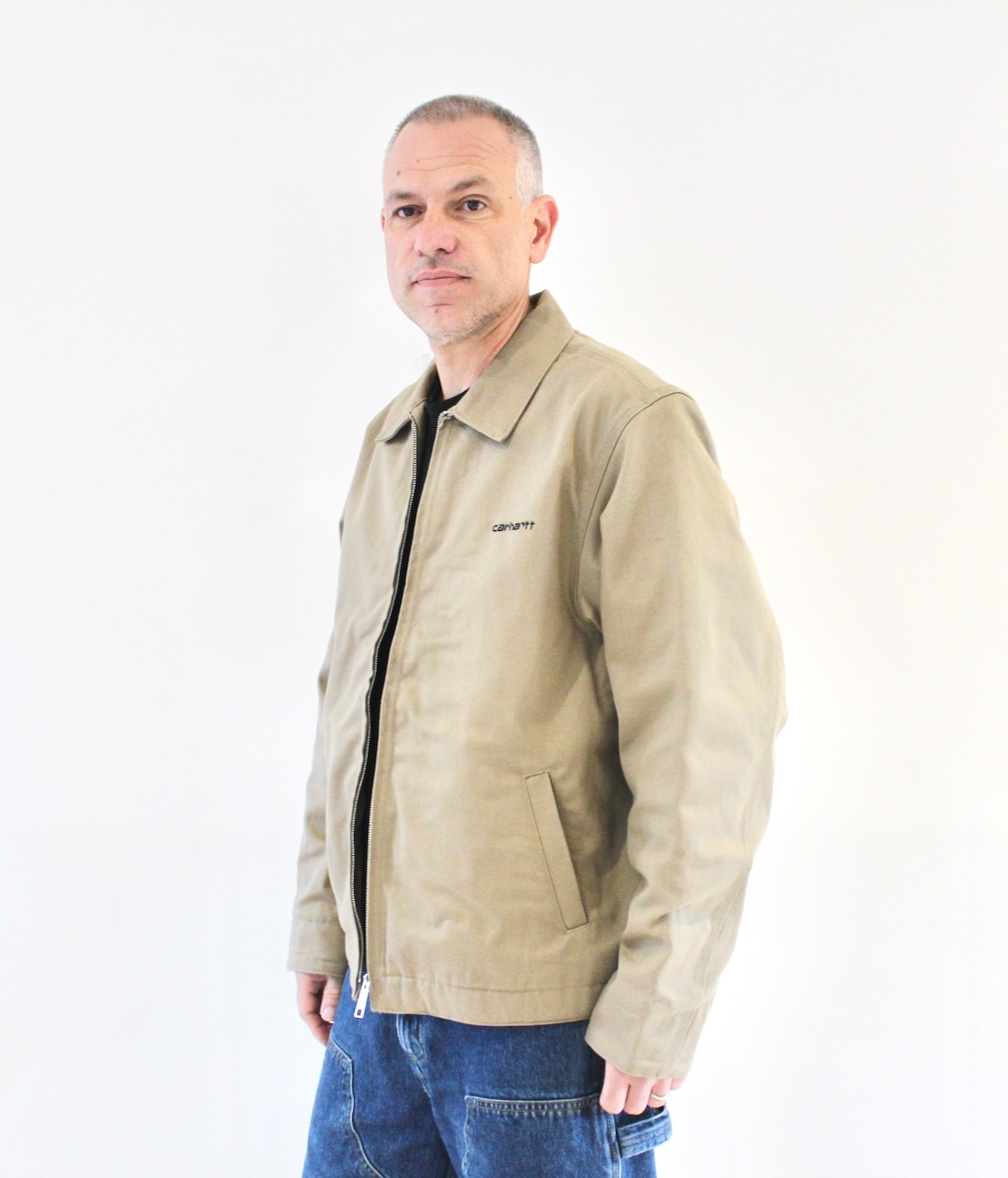 Carhartt Wip Module Script Jacket Leather Black