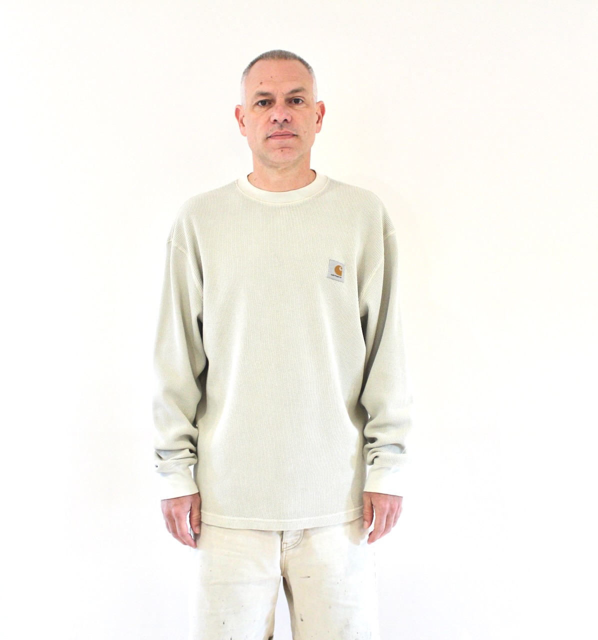 Carhartt Wip Vista Waffle LS T-shirt Fleur De Sel