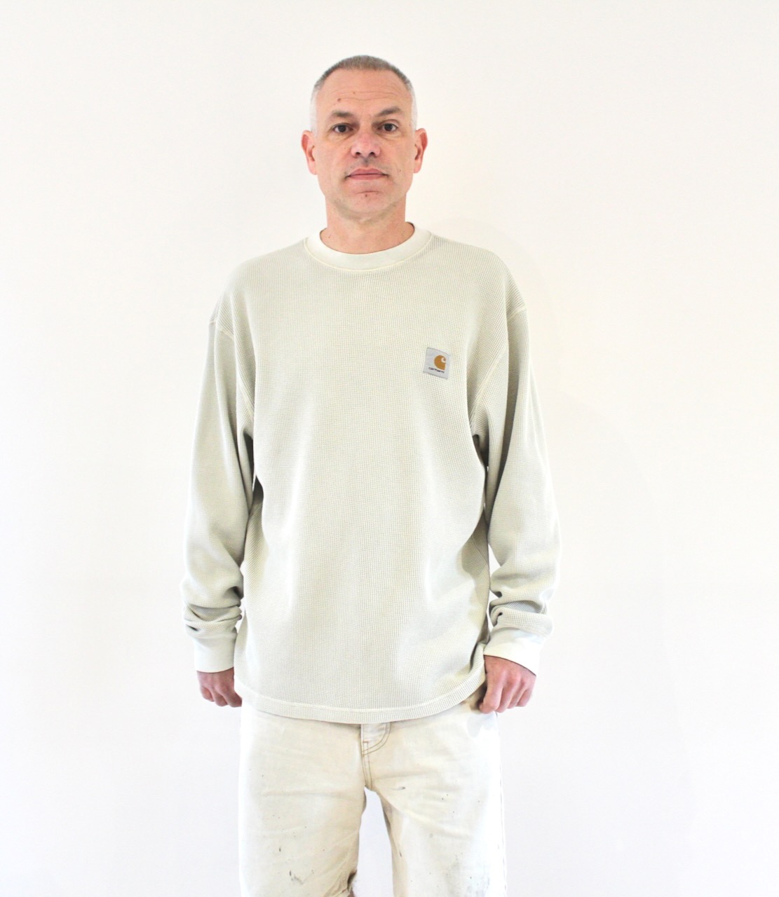 Carhartt Wip Vista Waffle LS T-shirt Fleur De Sel