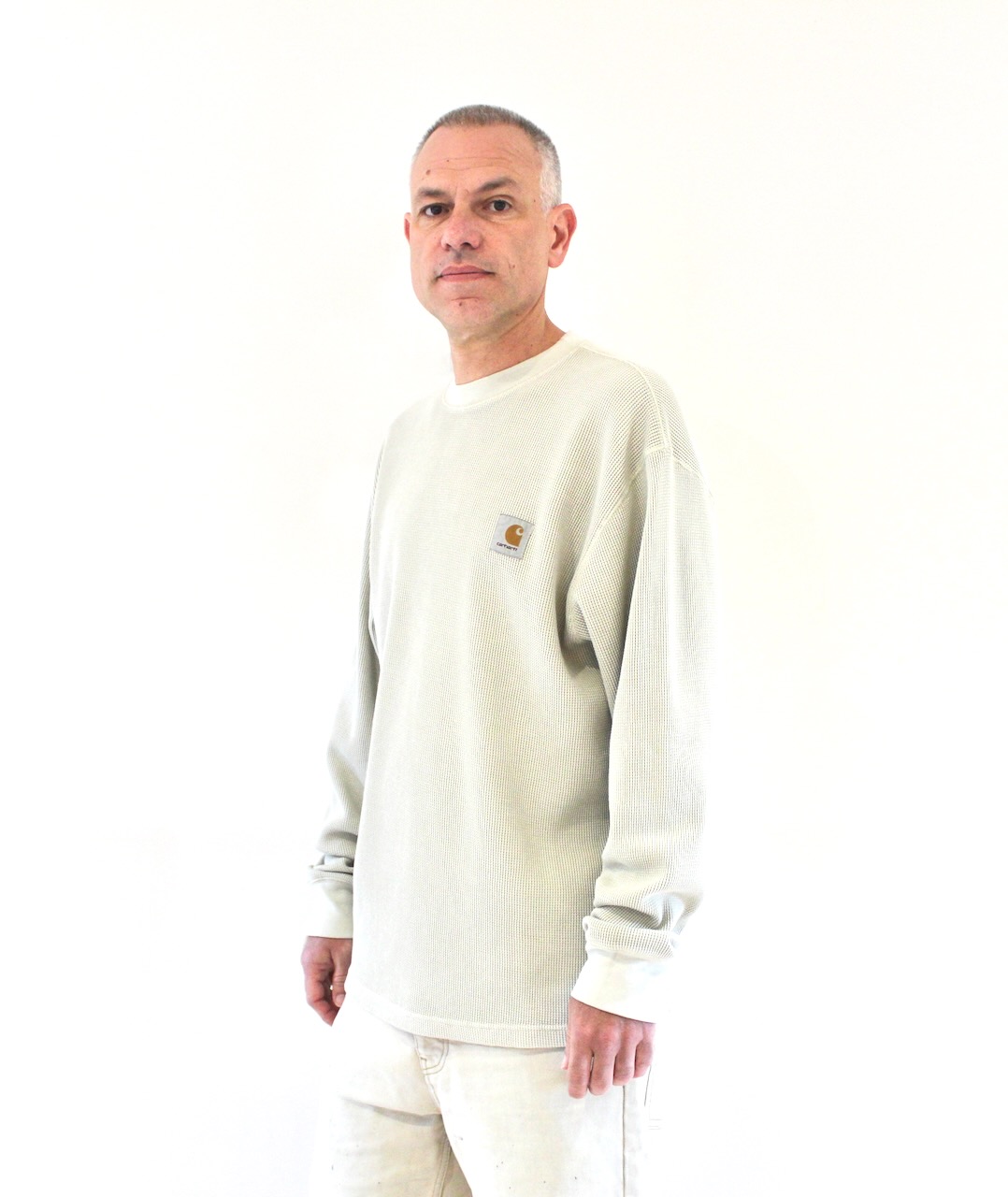 Carhartt Wip Vista Waffle LS T-shirt Fleur De Sel