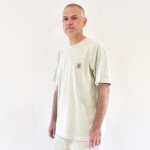 Carhartt Wip Vista T-shirt Fleur De Sel garment dyed