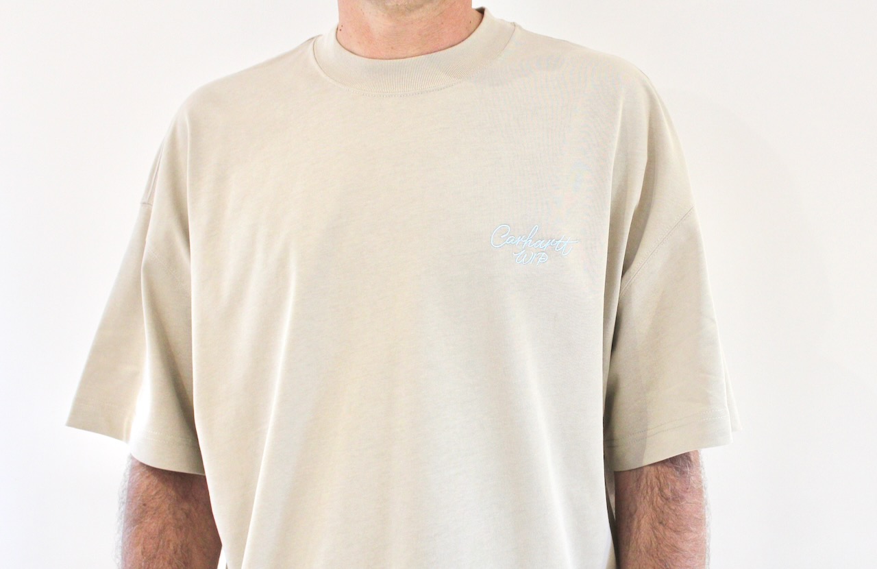 Carhartt Wip Signature Script T-shirt Fleur de sel