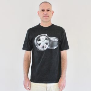 Rip N Dip Nerm Wheels Tee Black Vintage Wash
