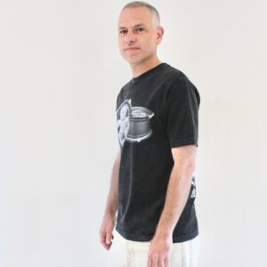 Rip N Dip Nerm Wheels Tee Black Vintage Wash