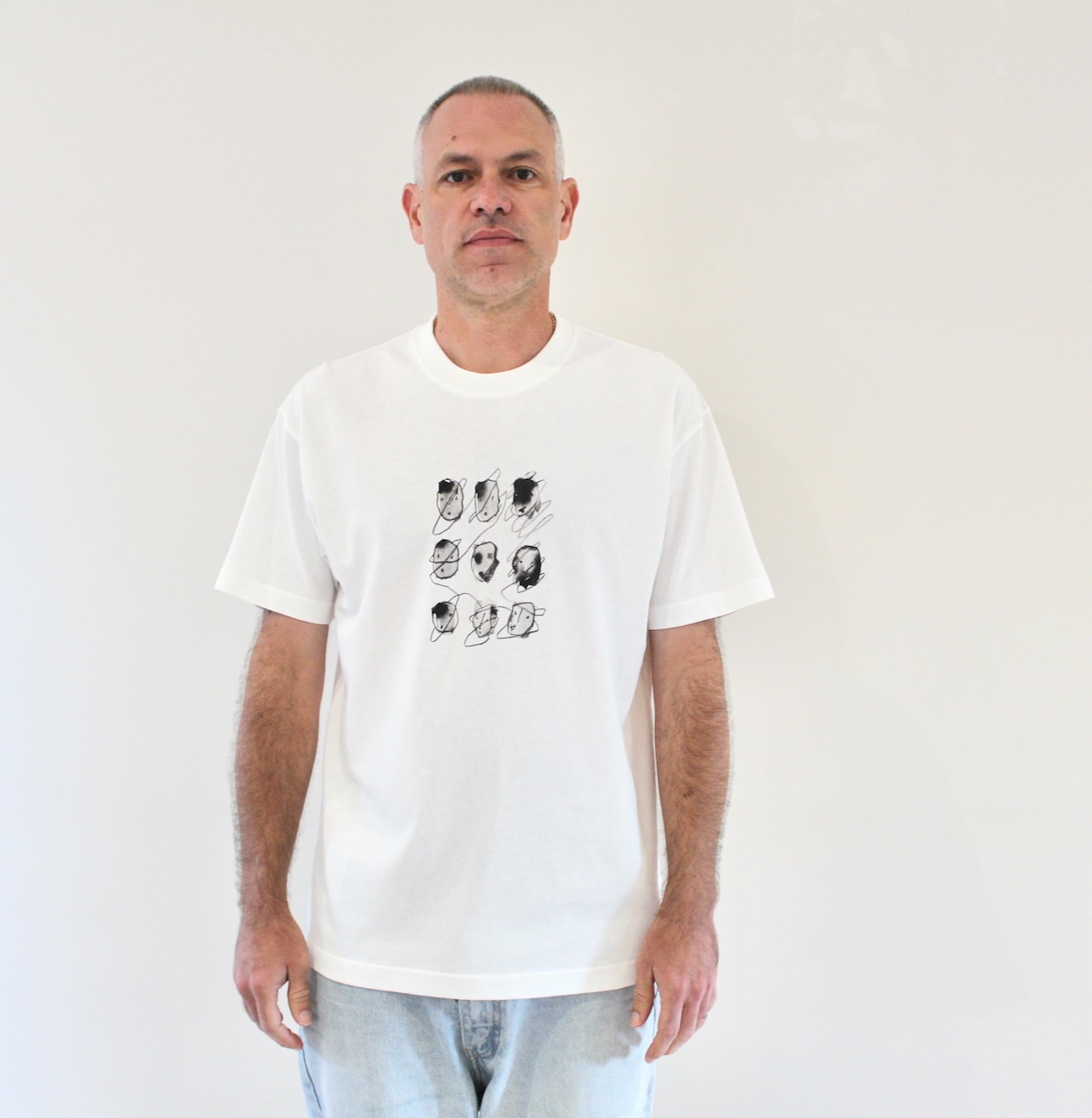 Polar Sequence Tee Cloud White