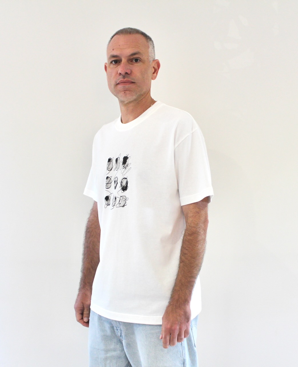 Polar Sequence Tee Cloud White