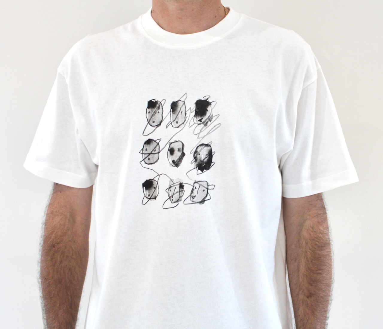 Polar Sequence Tee Cloud White