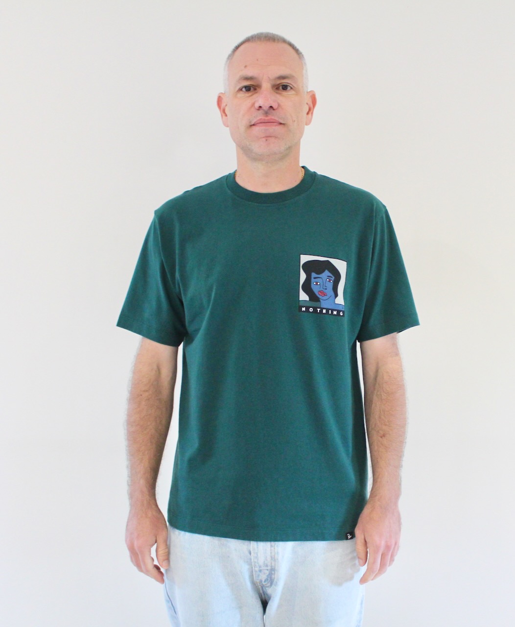 By Parra Nothing Please T-shirt Pine Green