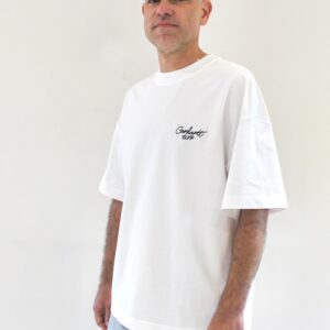 Carhartt Wip Signature Script T-shirt White Black