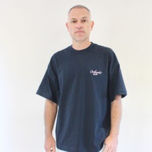 Carhartt Wip Signature Script T-shirt Deep Night Glassy Pink