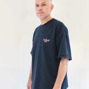 Carhartt Wip Signature Script T-shirt Deep Night Glassy Pink