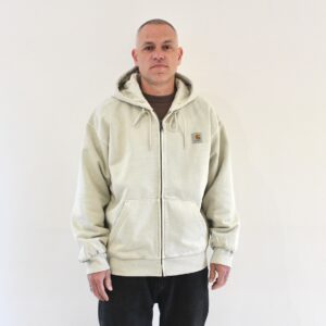 Carhartt Wip Hooded Vista Jacket Fleur De Sel Garment Dyed