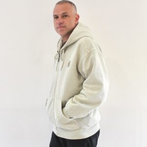 Carhartt Wip Hooded Vista Jacket Fleur De Sel Garment Dyed