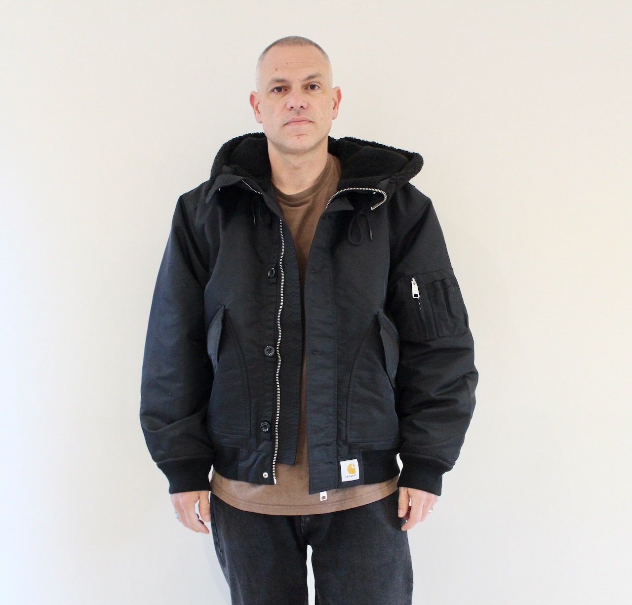 Carhartt Wip Hd Oltera Bomber Black