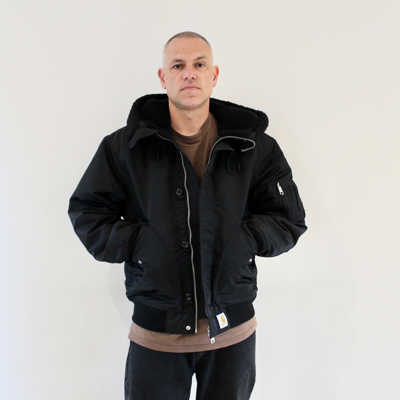 Carhartt Wip Hd Oltera Bomber Black