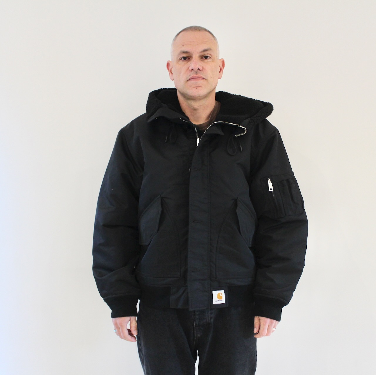 Carhartt Wip Hd Oltera Bomber Black