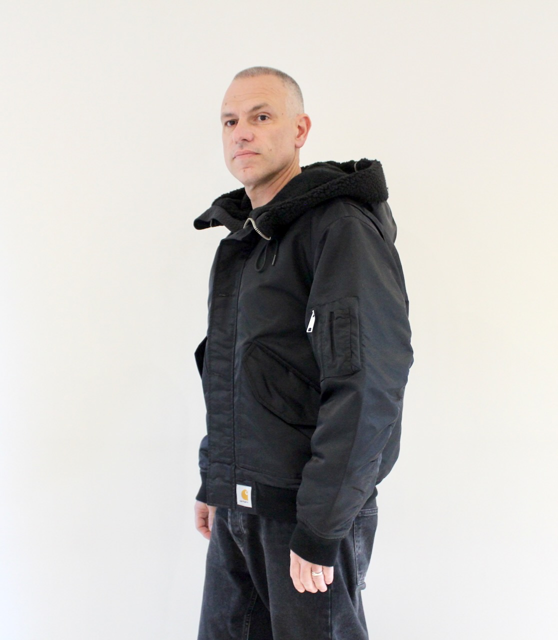 Carhartt Wip Hd Oltera Bomber Black