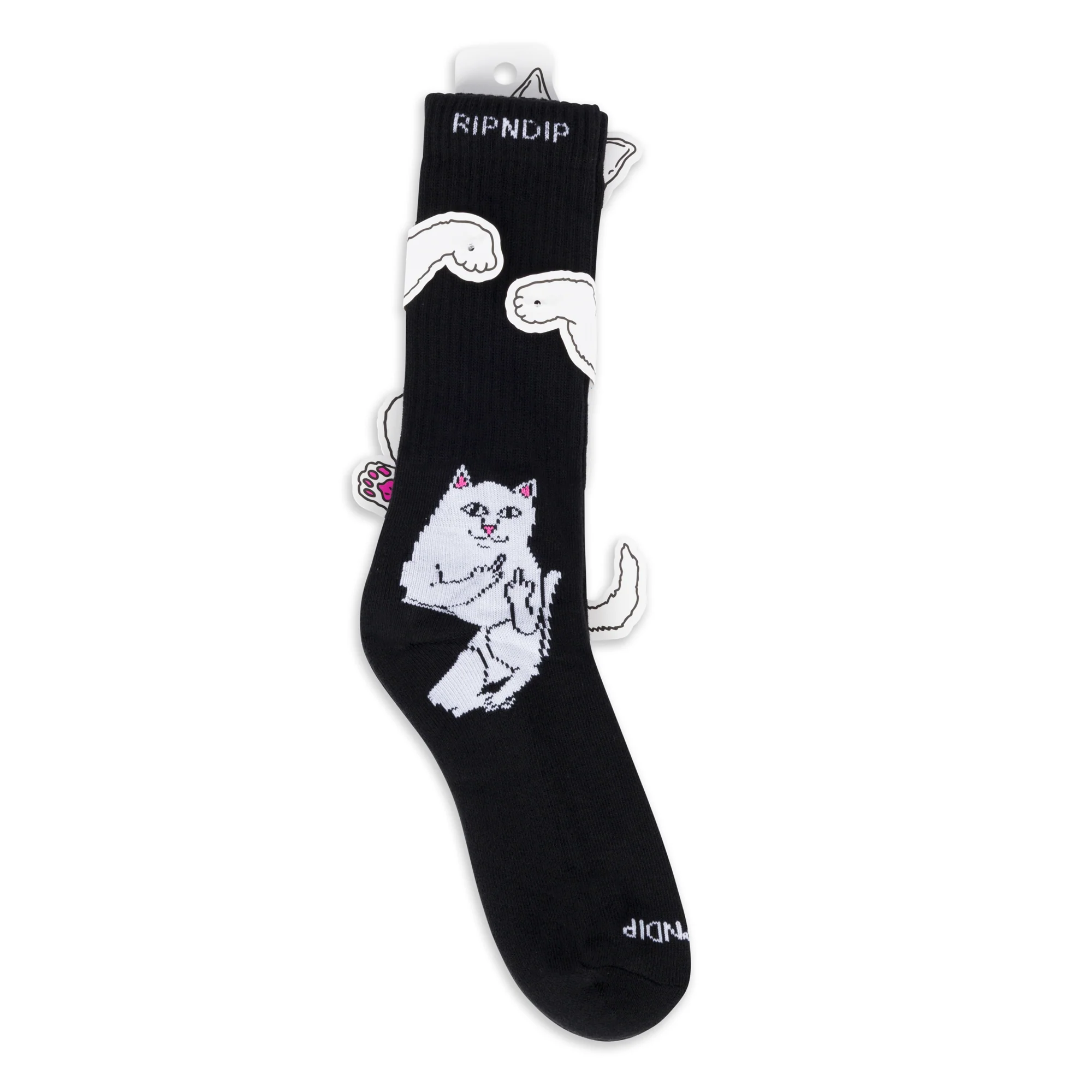 Rip N Dip Lord Nermal Socks Black