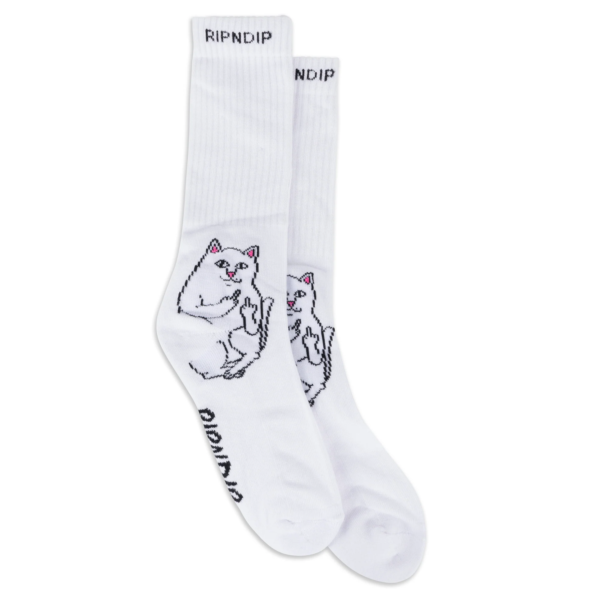 Rip N Dip Lord Nermal Socks White