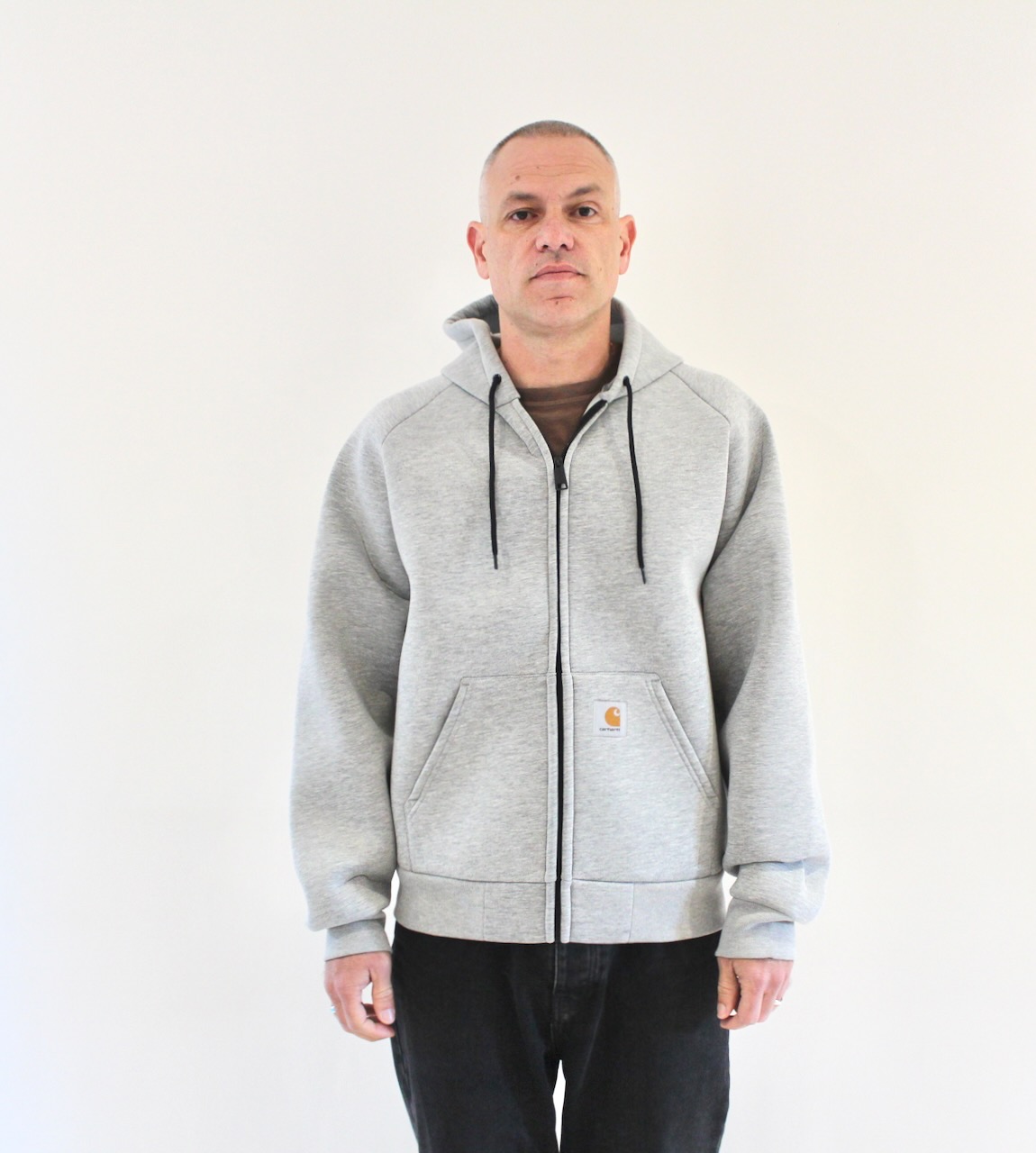 Carhartt Wip Car-Lux Hooded Jacket Grey Heather