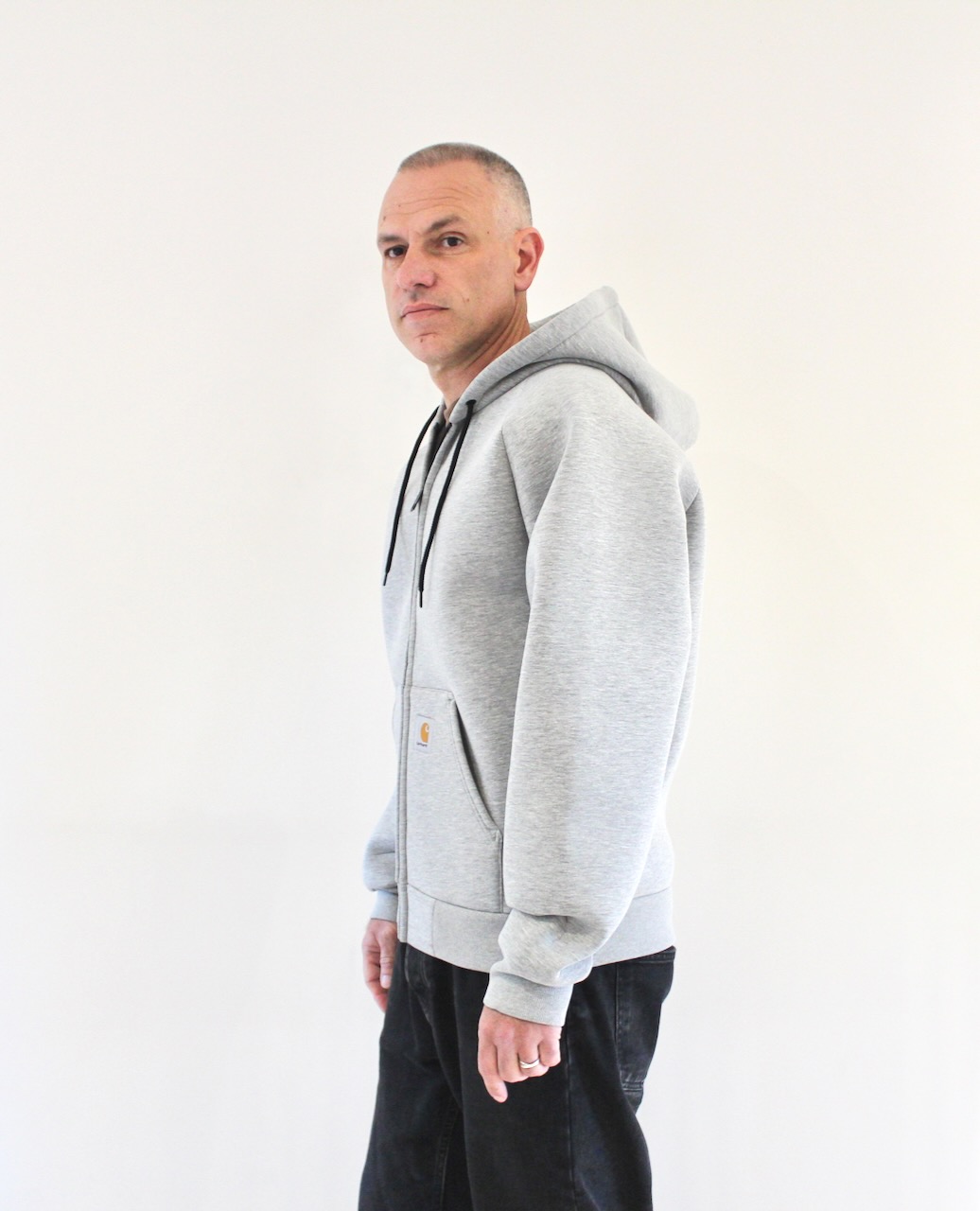 Carhartt Wip Car-Lux Hooded Jacket Grey Heather