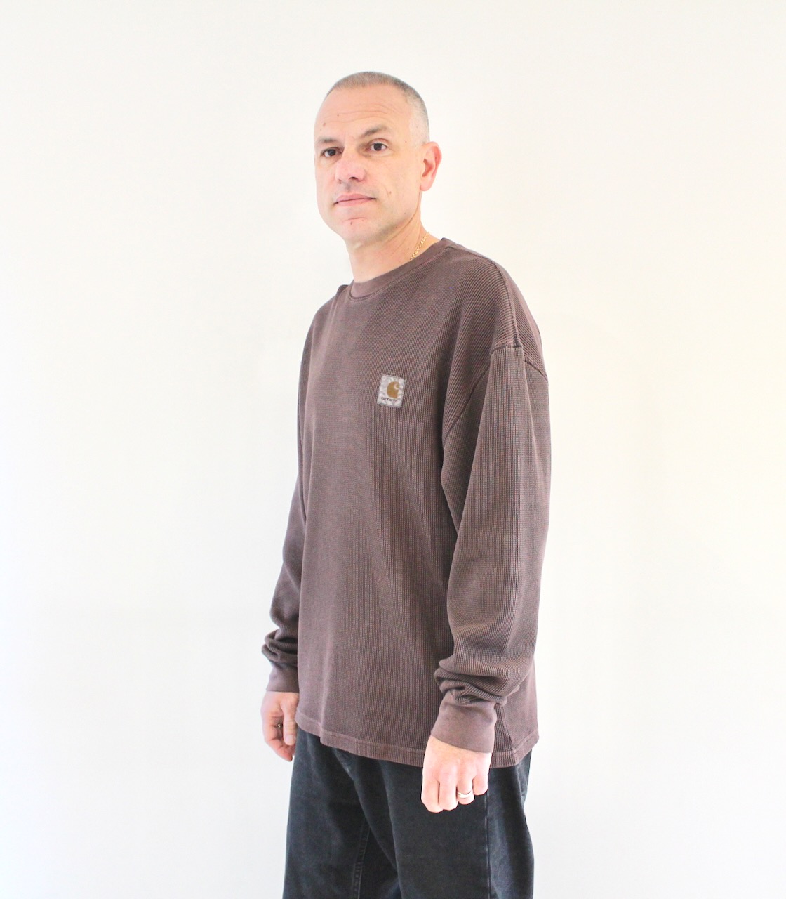Carhartt Wip Vista Waffle LS Tee Palisander