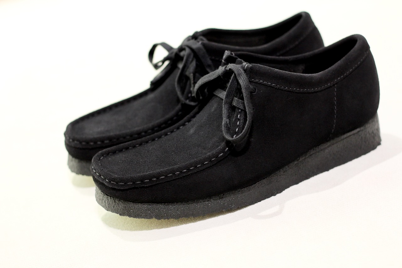 Clarks Wallabee Noir Suede