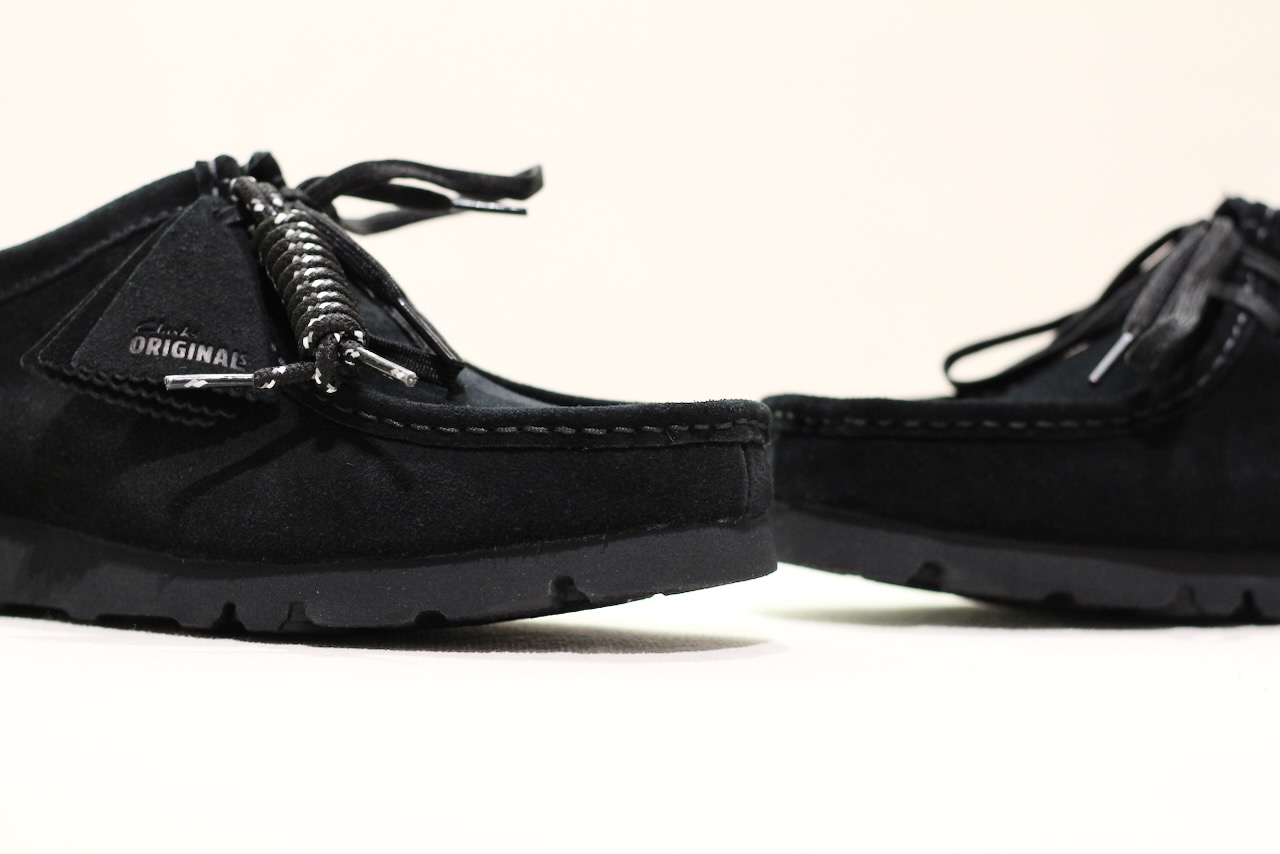 Clarks Wallabee GTX Black Suede