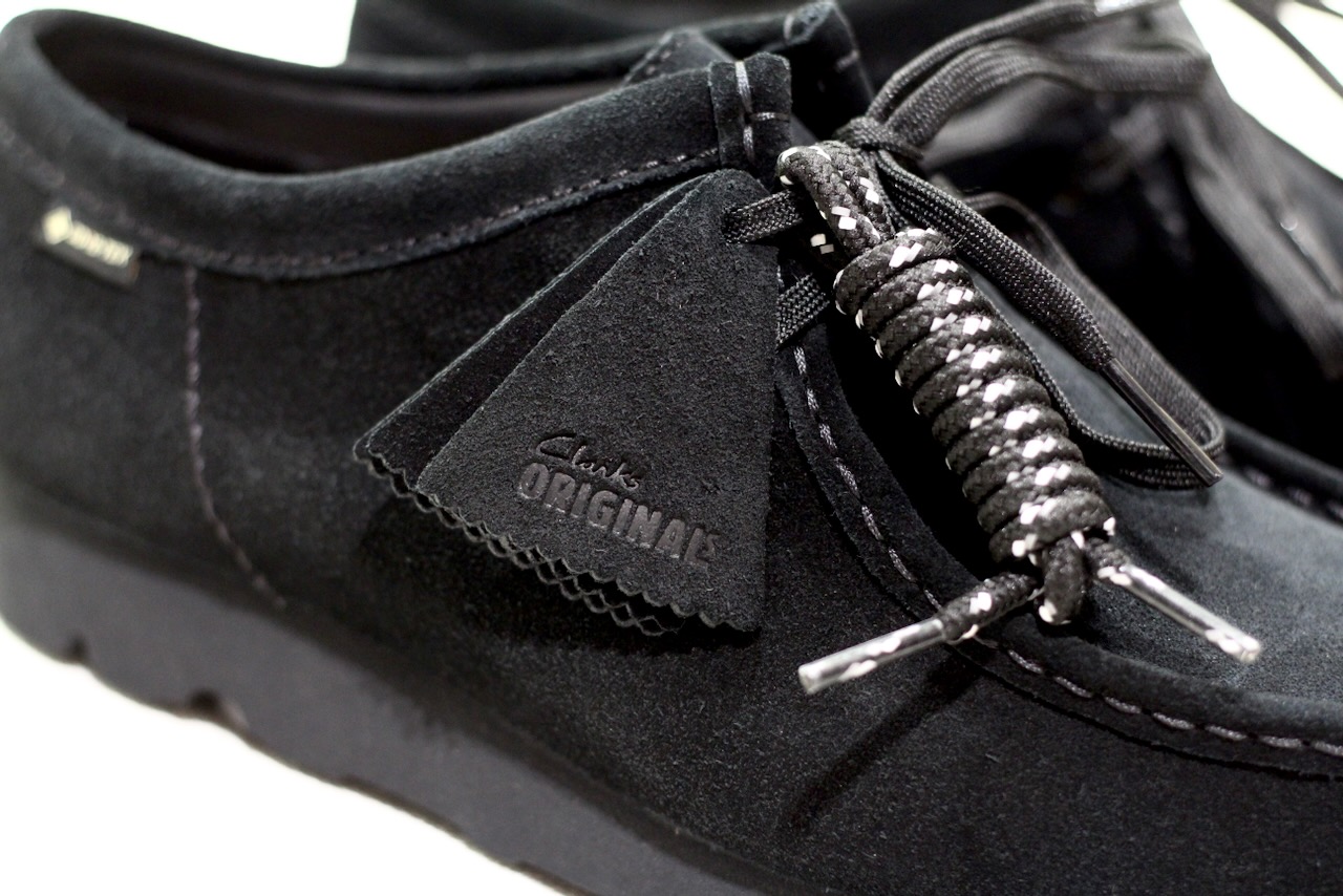 Clarks Wallabee GTX Black Suede