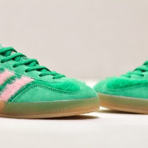 Gazelle Indoor Mohair Green Glow Pink