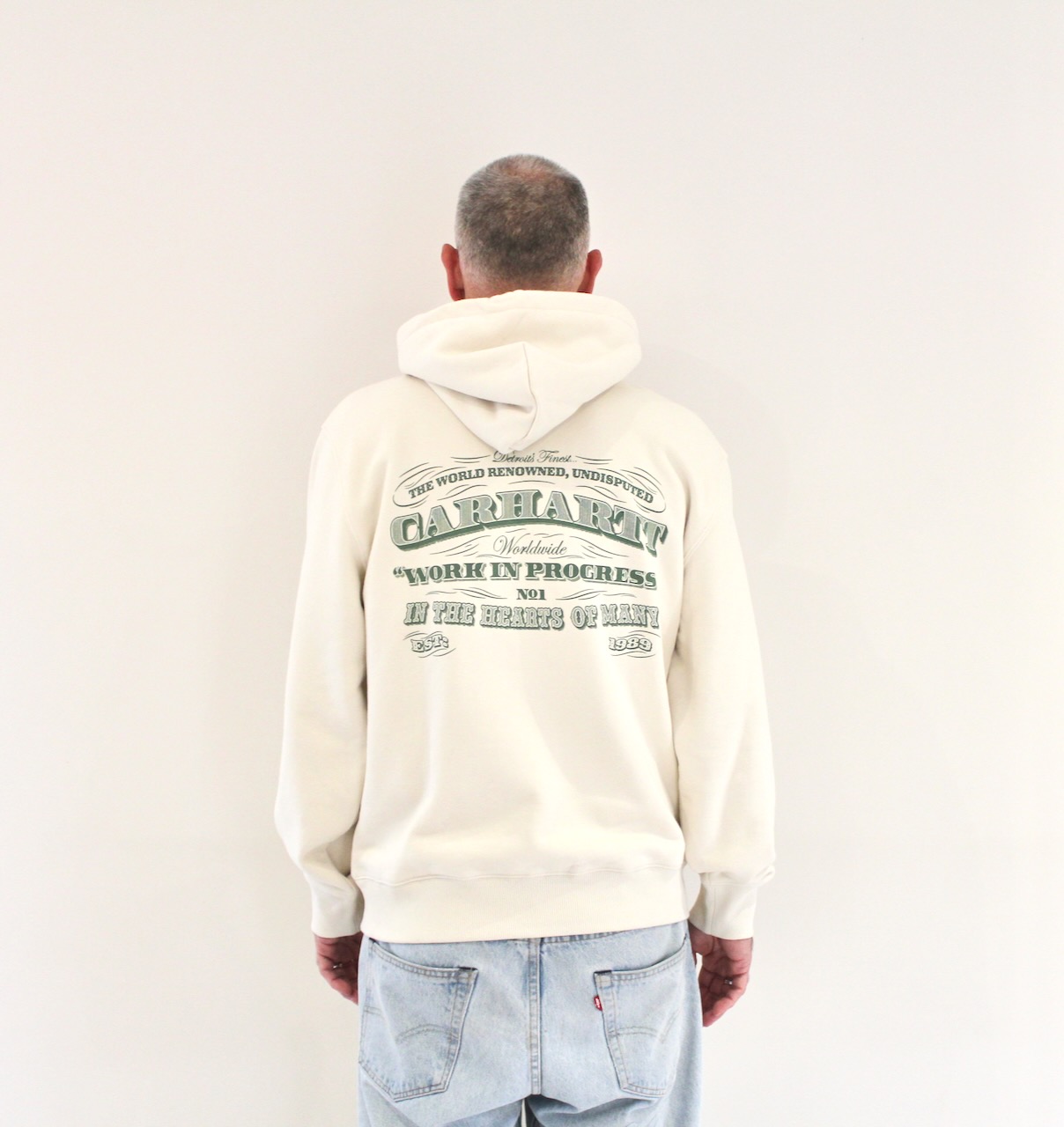 Carhartt Wip Hooded 3 One 3 Sweat Salt