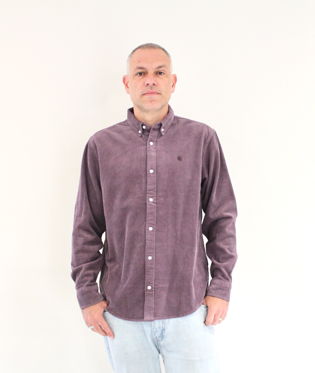 Carhartt Wip Madison Cord Shirt Phlox