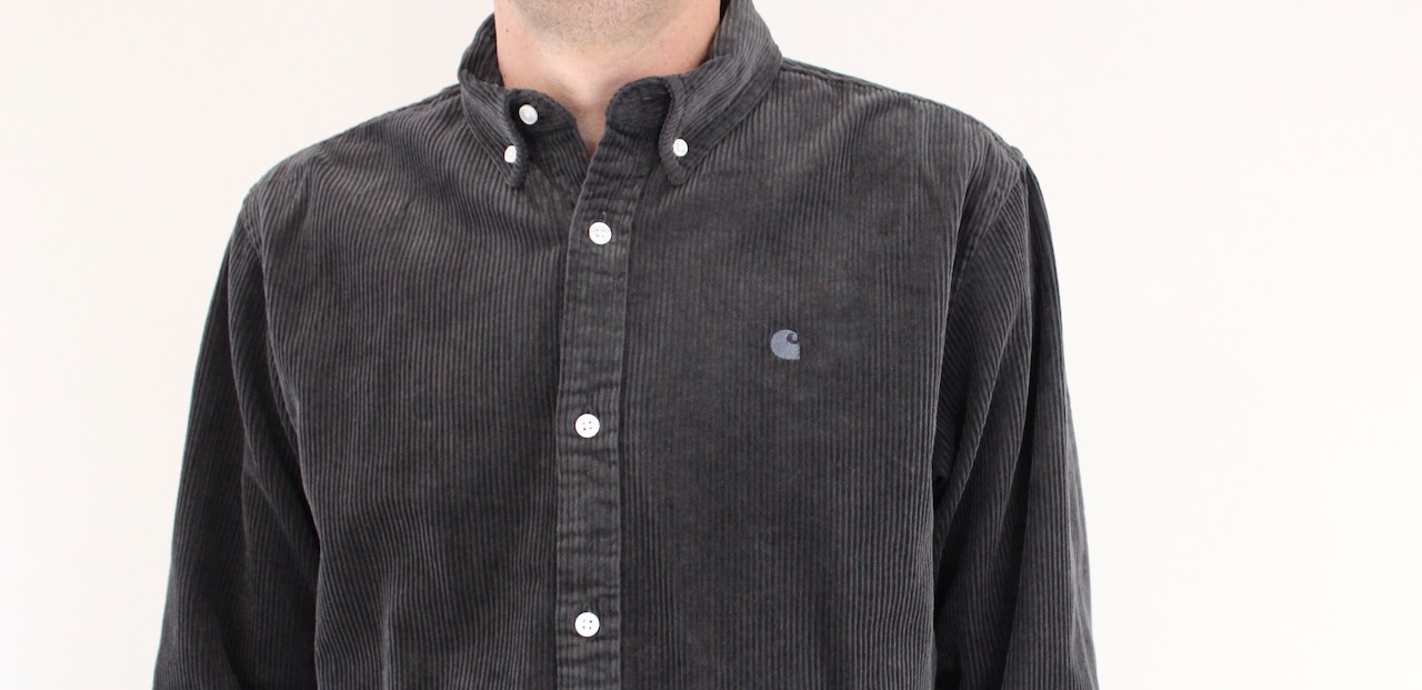 Carhartt Wip Madison Cord Shirt Graphite