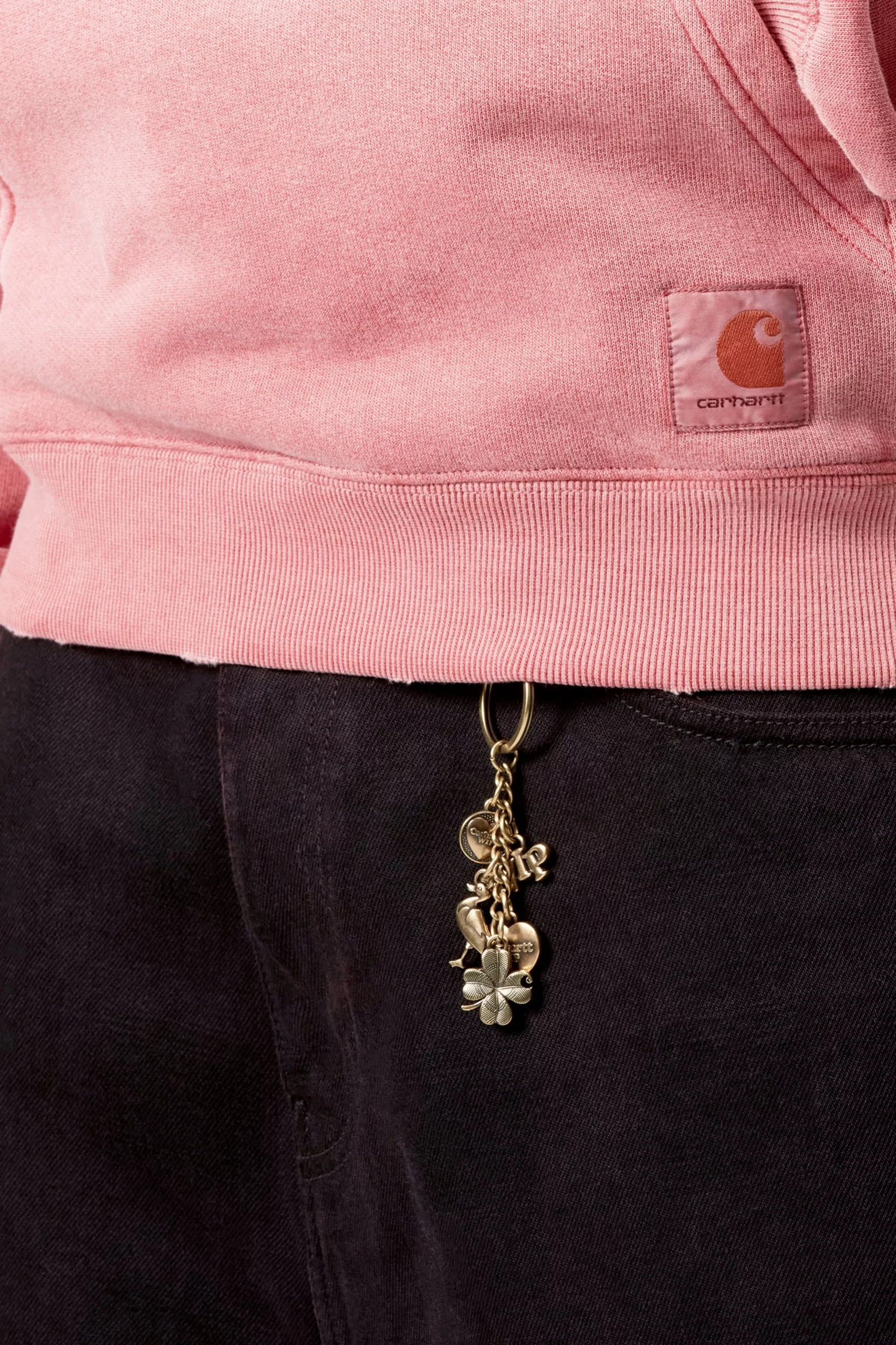 Carhartt Wip Charms Keychain Zinc Alloy Gold