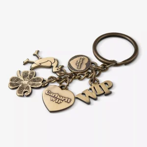 Carhartt Wip Charms Keychain Zinc Alloy Gold